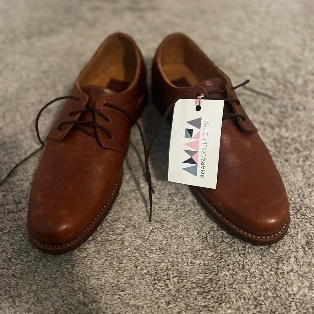 NWT Handmade Men’s Guatemalan Leather Loafers Size 11 - Picture 6 of 12